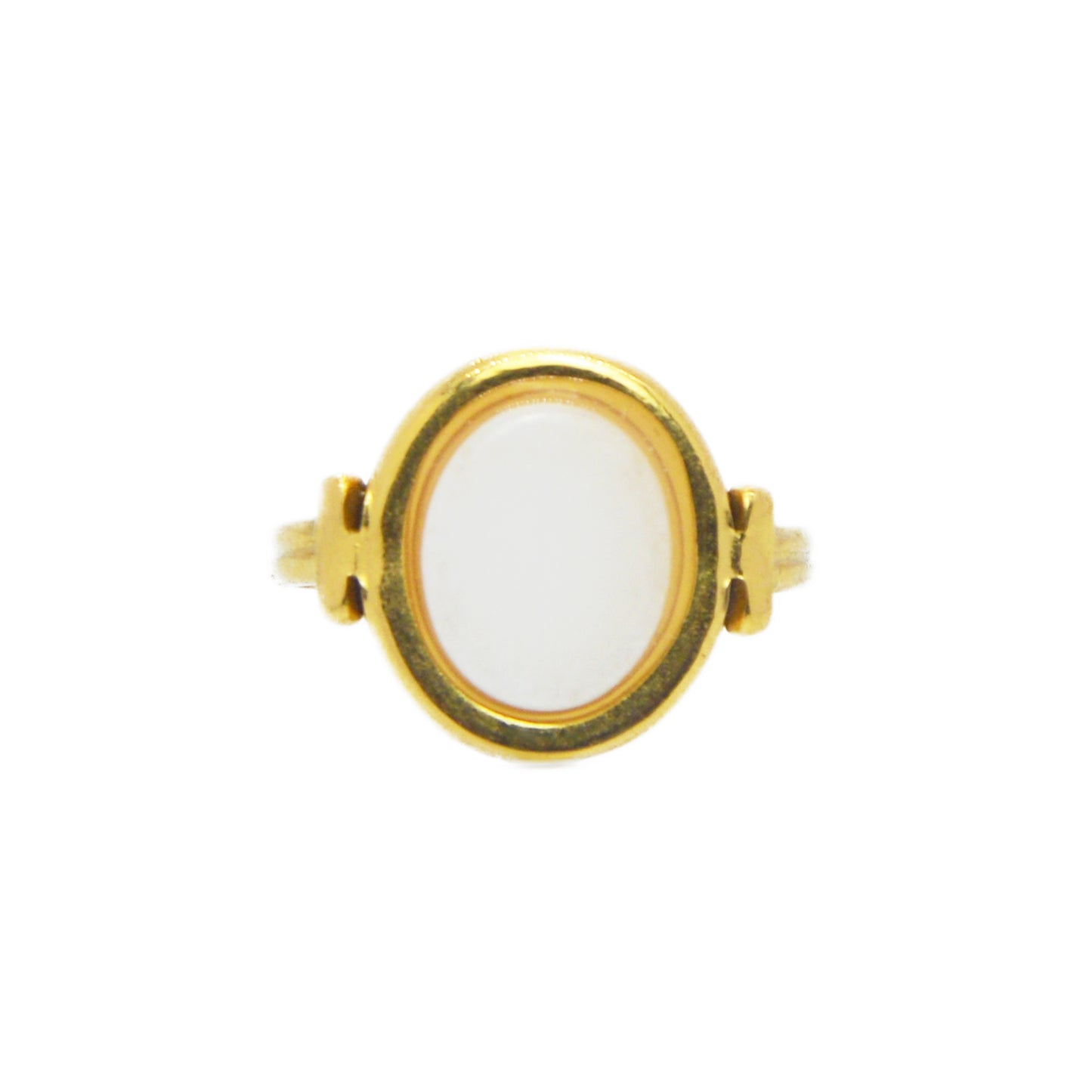 ANILLO OLIVIA BLANCO ORO