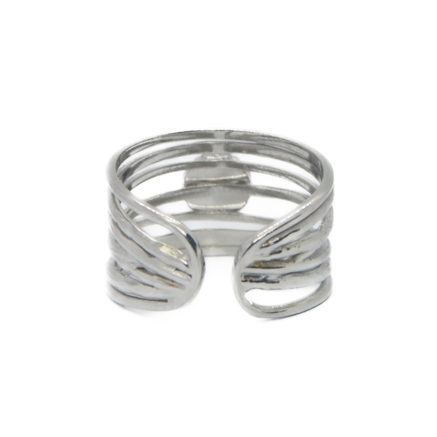 ANILLO DAKOTA BLANCO PLATA