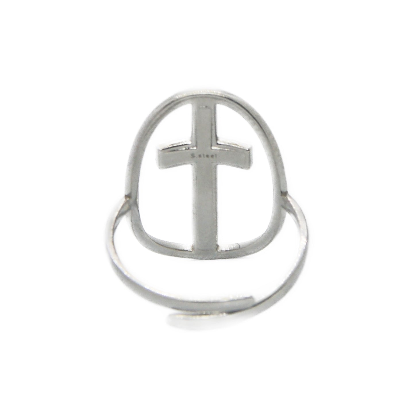 ANILLO LE CROSS BLANCO PLATA