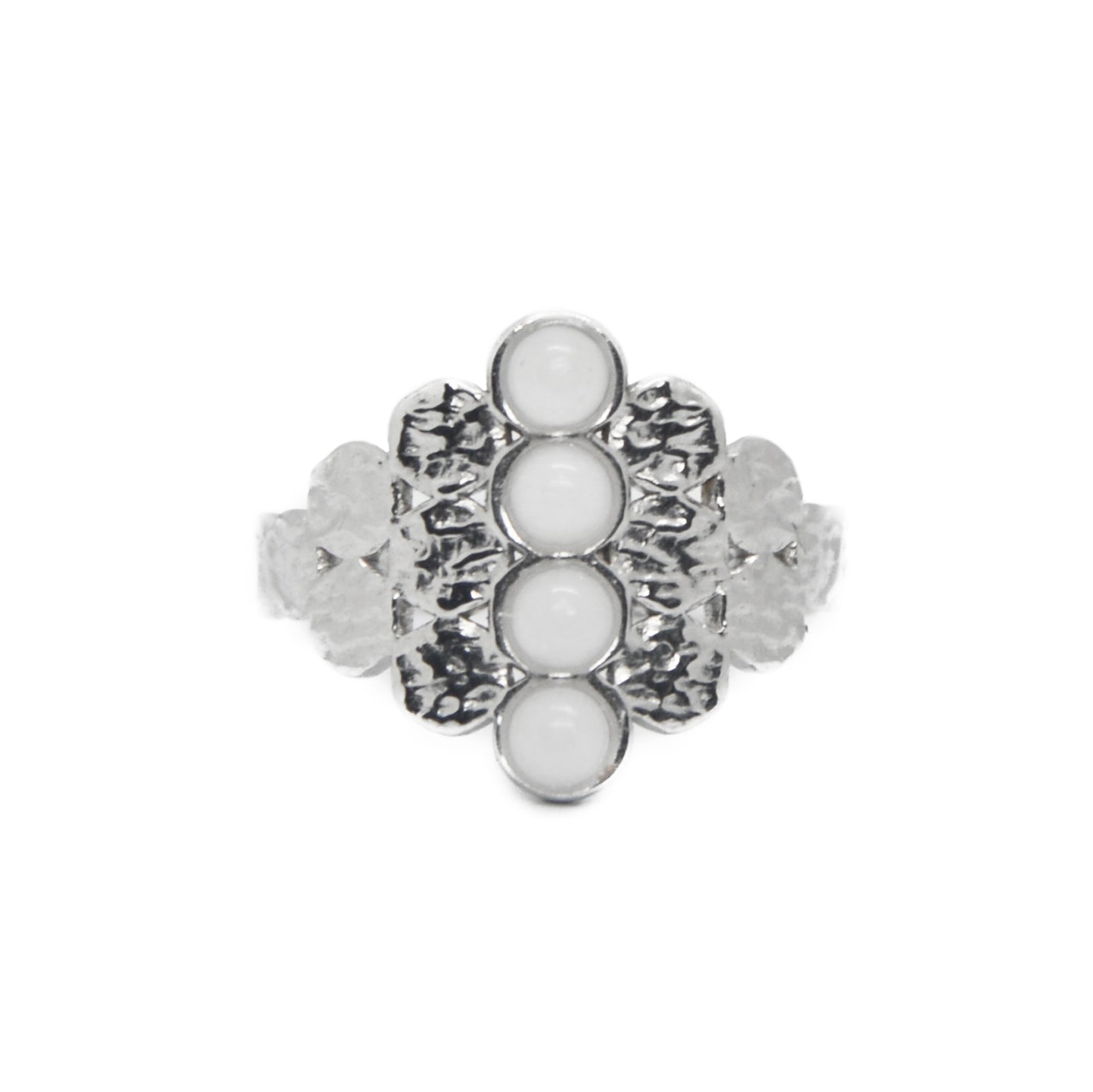 ANILLO SERENA BLANCO PLATA