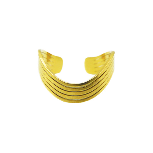 ANILLO WAVY ORO