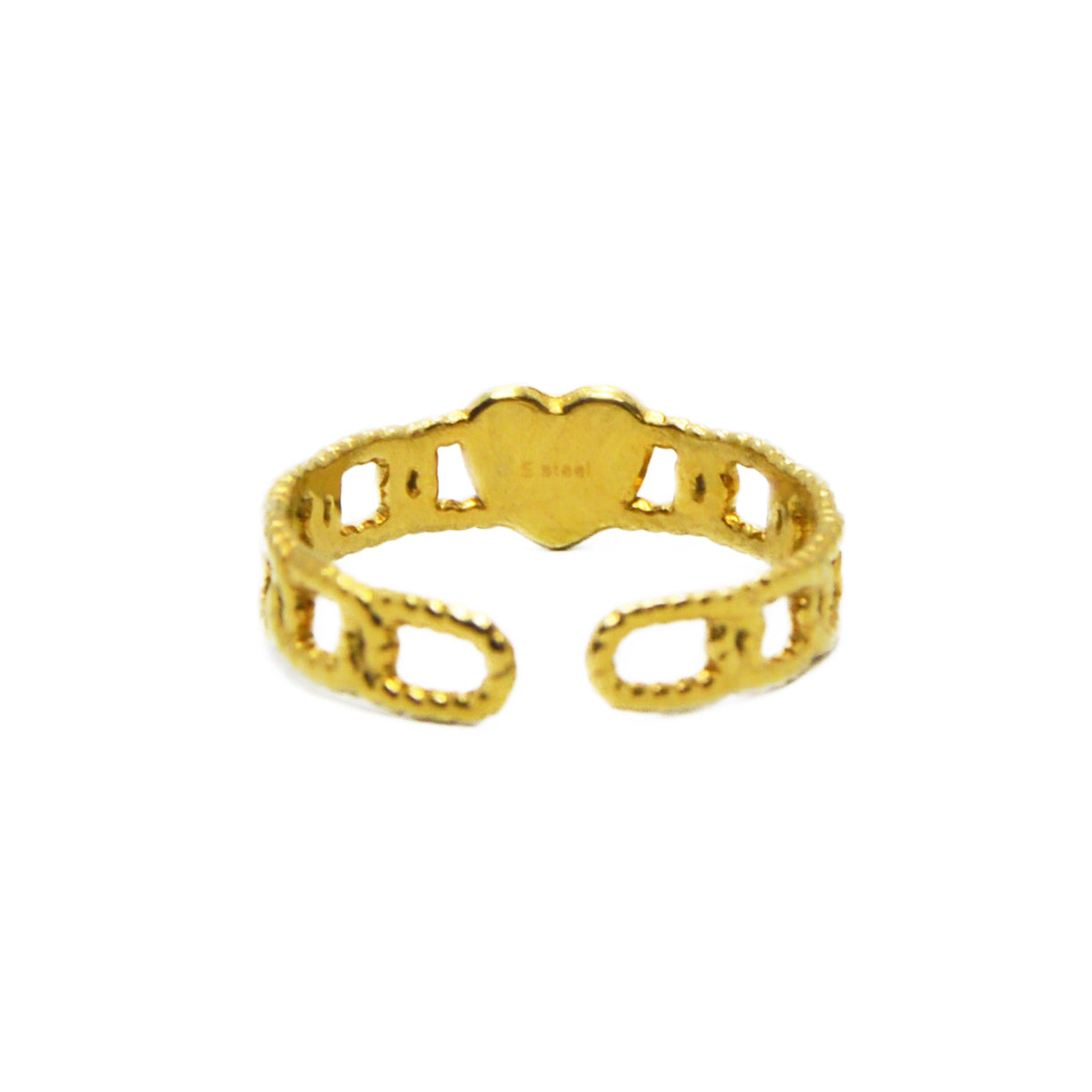 ANILLO CHAIN LOVE ORO