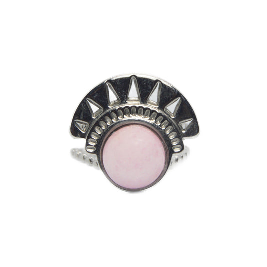 ANILLO CLEOPATRA ROSA PLATA