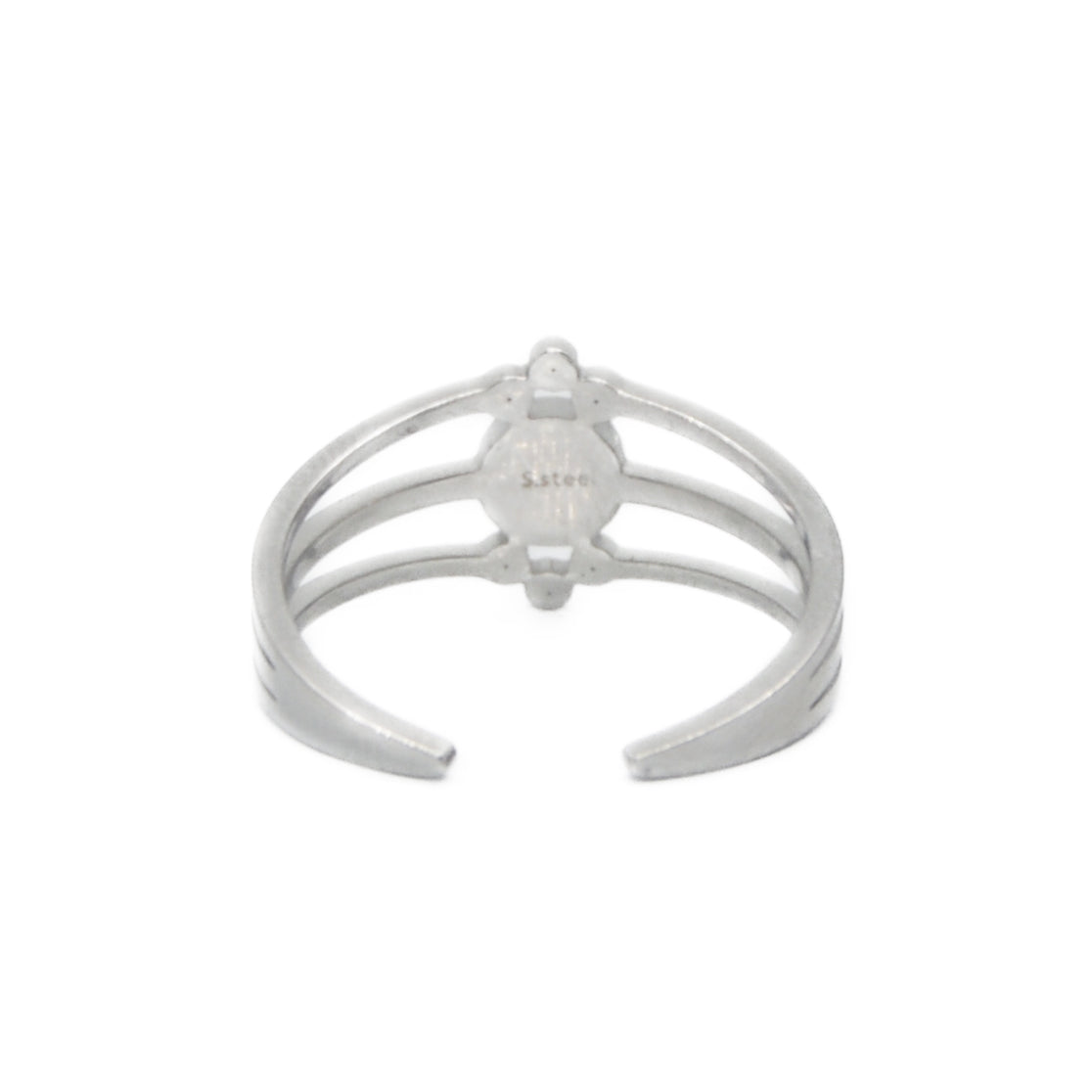 ANILLO CRIVE ROSA PLATA