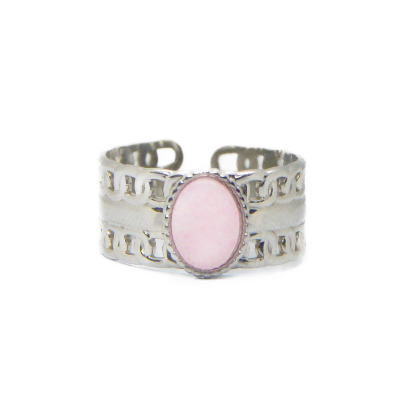 ANILLO TIMOTY ROSA PLATA