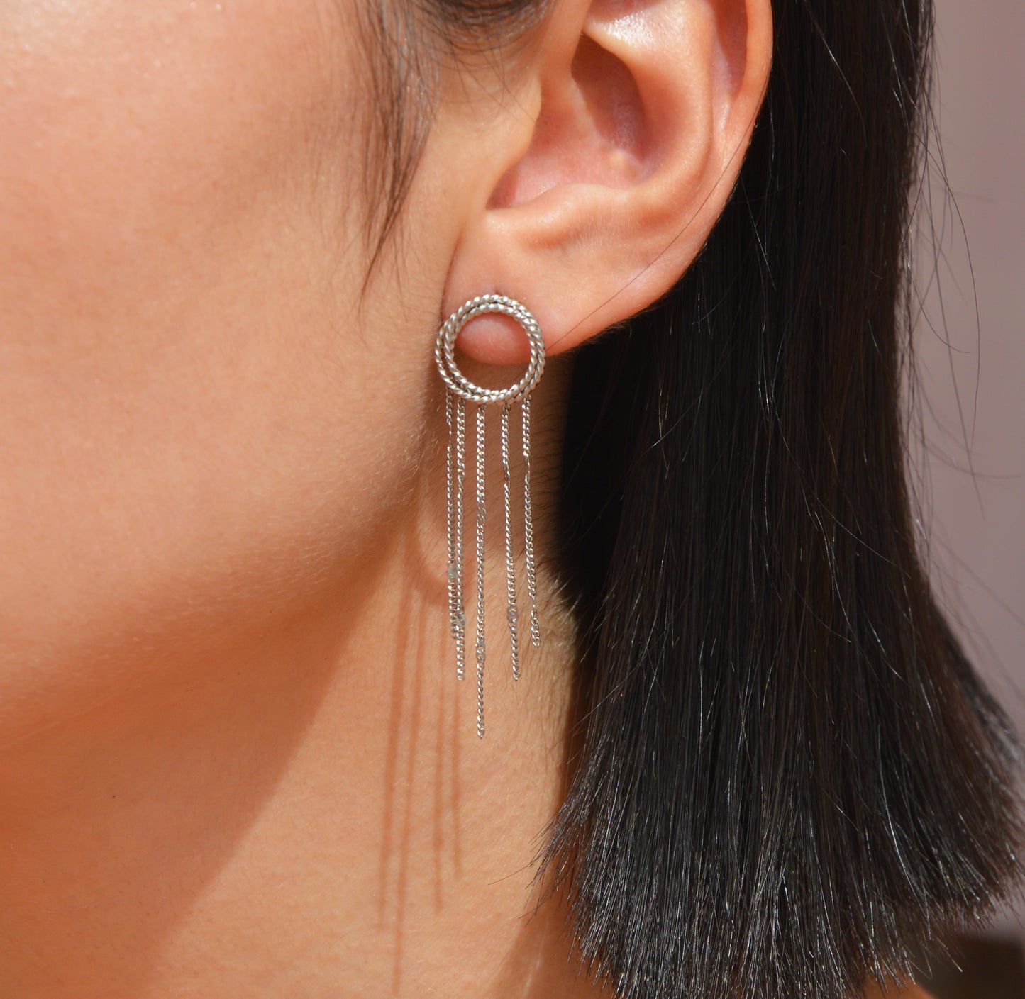 PENDIENTES SURINAMI PLATA