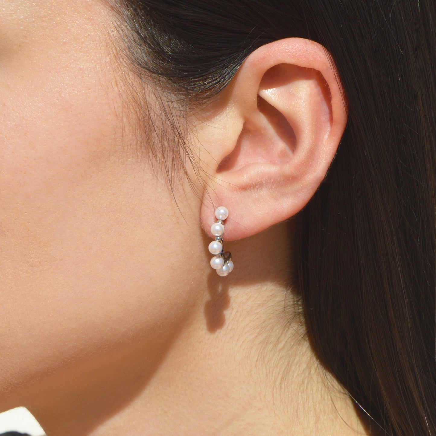 PENDIENTES MOON PLATA