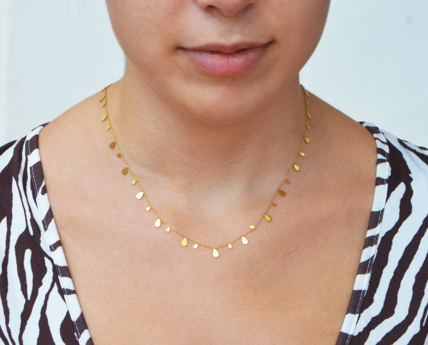 COLLAR GOTITAS ORO