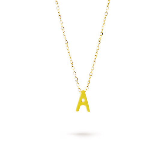 COLLAR LETRA "A" ORO