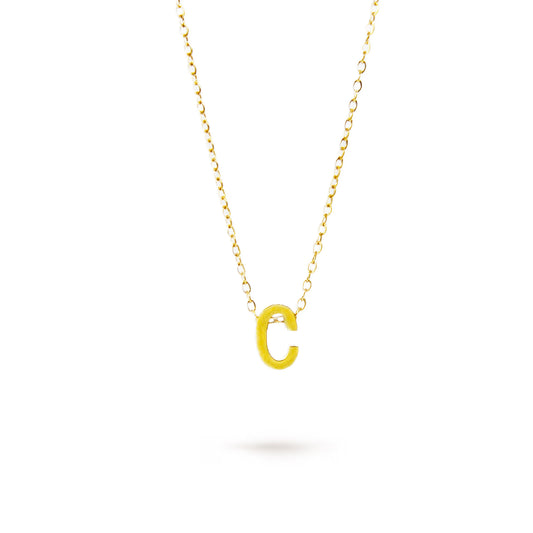 COLLAR LETRA "C" ORO