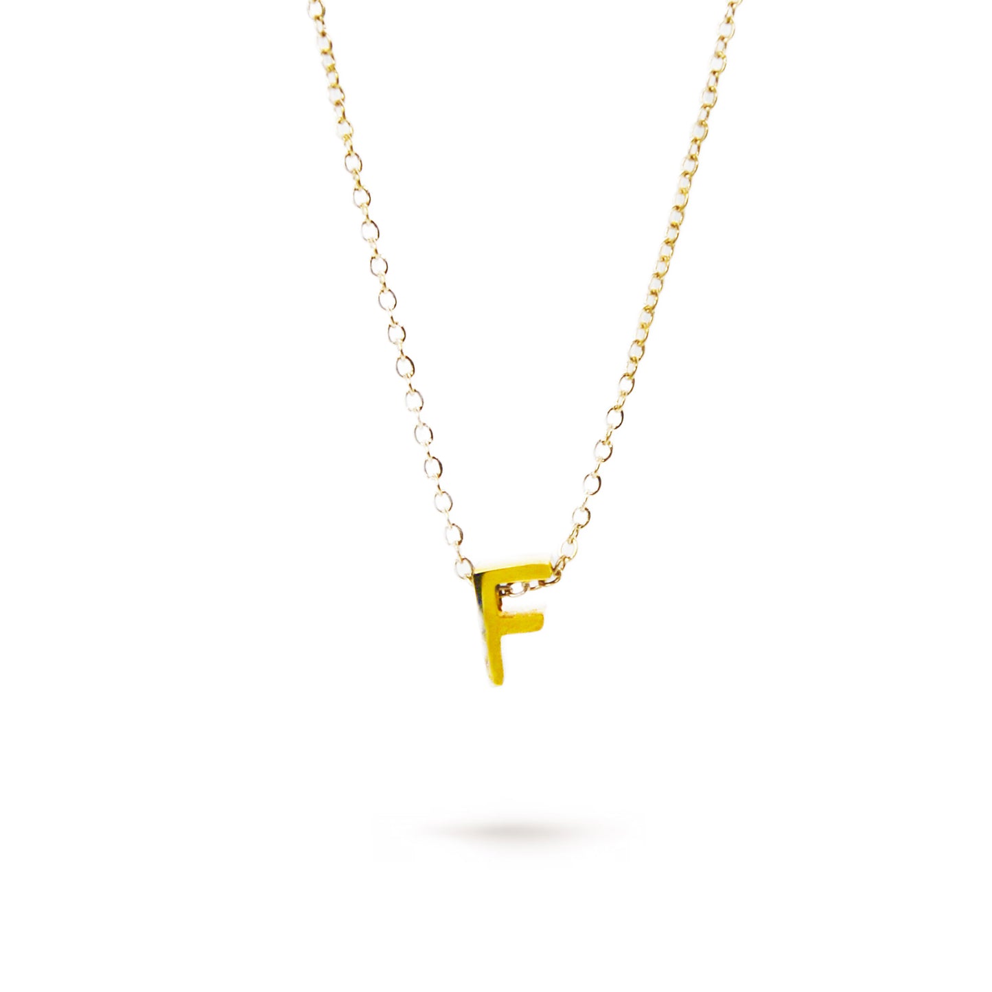 COLLAR LETRA "F" ORO