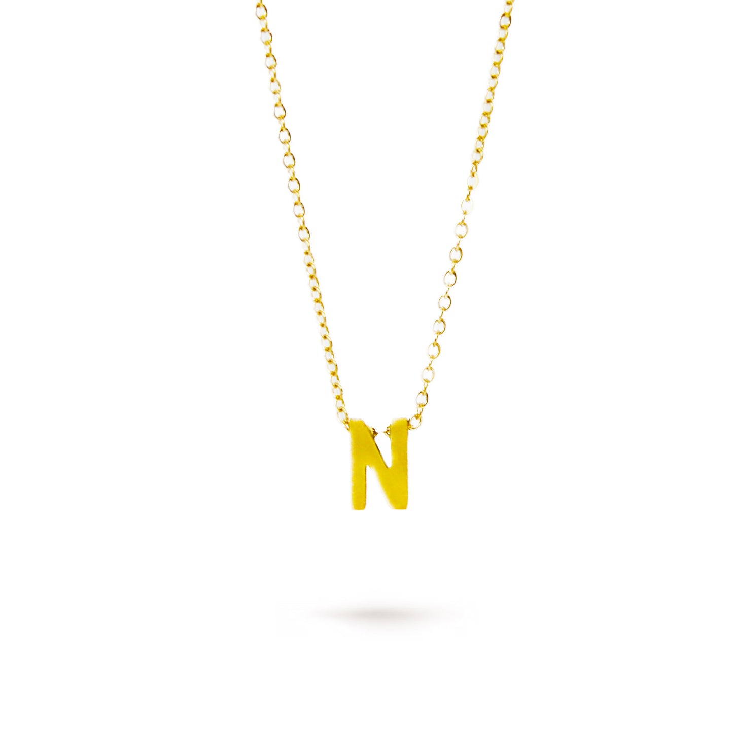 COLLAR LETRA "N" ORO